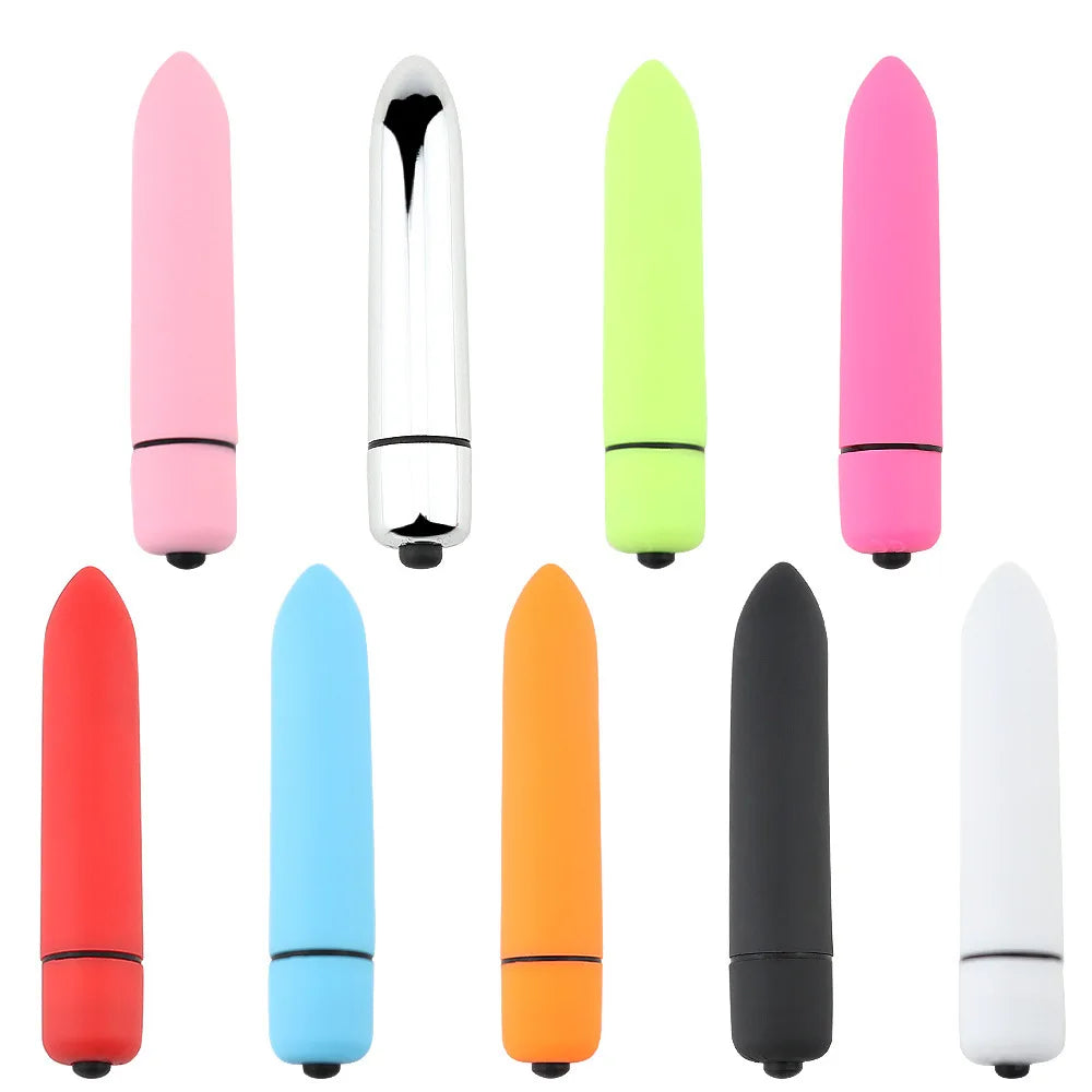 10 Speeds Mini Bullet Vibrator Vaginal Massage Dildos Sex Toys For Women Adult Games AV Stick Erotic Product Clitoris Stimulator - Twisssted