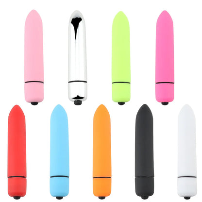 10 Speeds Mini Bullet Vibrator Vaginal Massage Dildos Sex Toys For Women Adult Games AV Stick Erotic Product Clitoris Stimulator - Twisssted