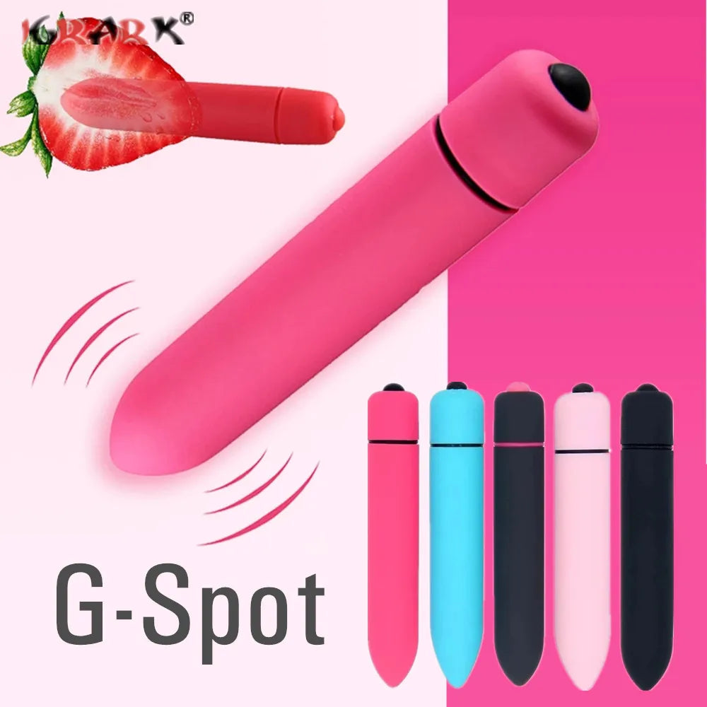 10 Speeds Mini Bullet Vibrator Vaginal Massage Dildos Sex Toys For Women Adult Games AV Stick Erotic Product Clitoris Stimulator - Twisssted