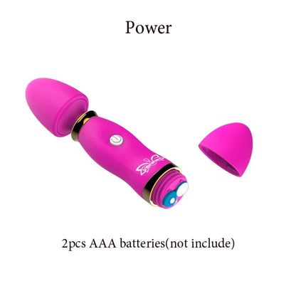 12 Modes Vibration Mini Vibrator Magic Stick Massager Clitoris G-Spot Vibrators Sex Toy For Women Adults 18 Female Masturbator - Twisssted