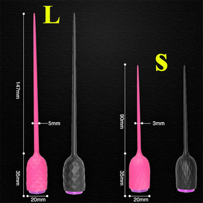 10 Frequency Urethral Vibrator Catheter Penis Plug Sex Toy for Men Vibrating Urethral Plug Penis Insertion Urethra Sound Dilator