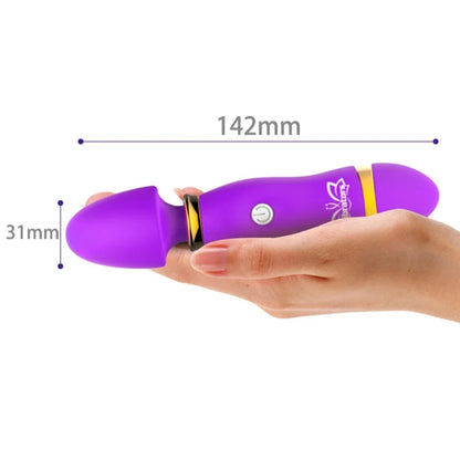 12 Modes Vibration Mini Vibrator Magic Stick Massager Clitoris G-Spot Vibrators Sex Toy For Women Adults 18 Female Masturbator - Twisssted