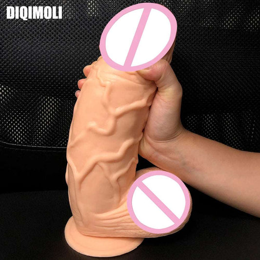 26*7CM Oversized Realistic Dildos Huge Soft Penis with Suction Cup Thick Phallus Erotic Dick Sex Toys for Women Masturbation